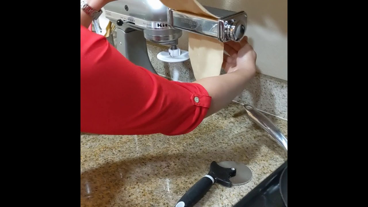 Easy roti making using KitchedAid attachment