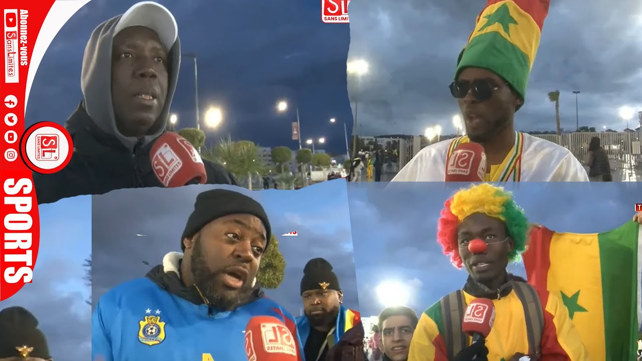 Réaction des supporters après le match Sénégal vs Congo