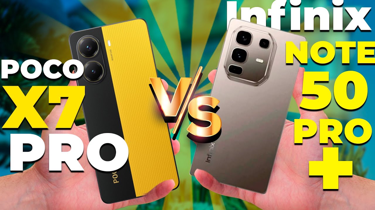 POCO X7 PRO vs INFINIX Note 50 PRO+ ¿Cual es MEJOR en 2025?