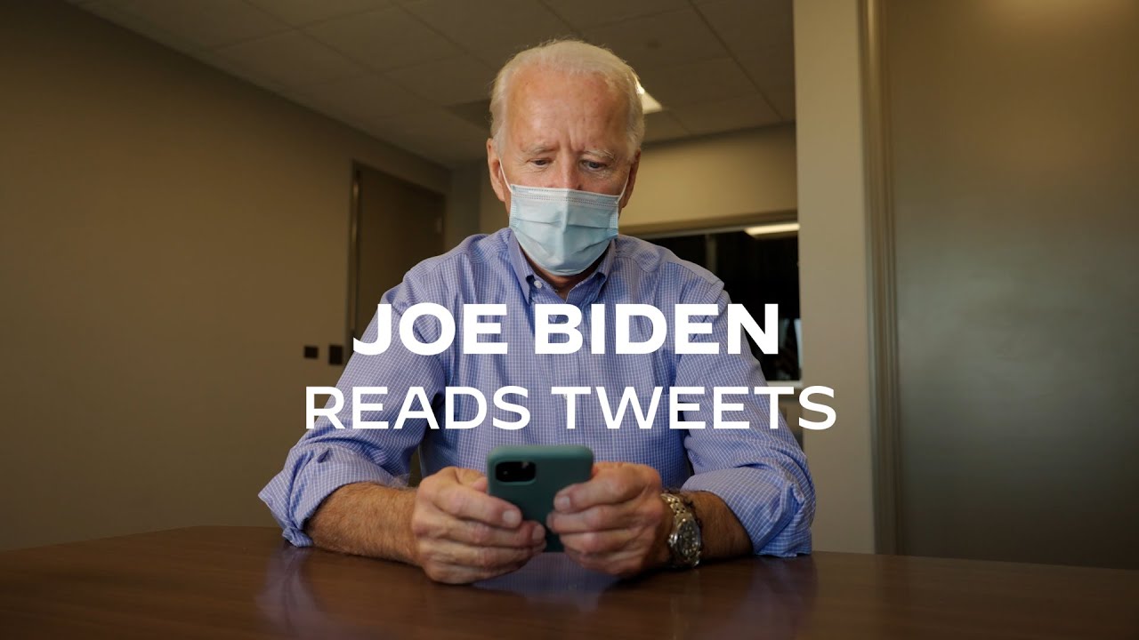 Joe Biden Reads Tweets | Joe Biden For President 2020