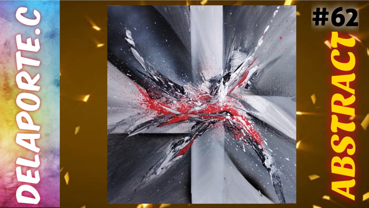 Daily Challenge #62 / EASY ABSTRACT PAINTING DEMO Graphic