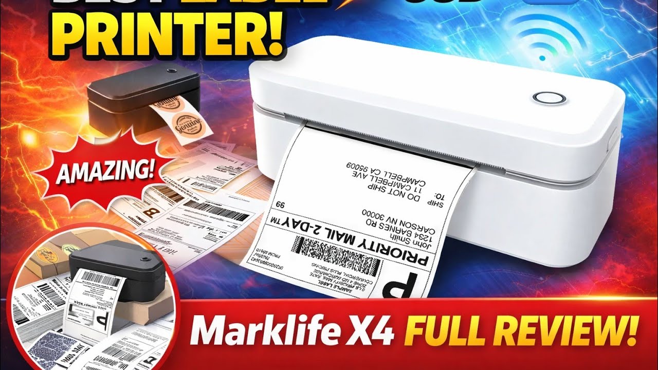 Marklife X4 Thermal Label Printer Review – Best 4 inch Label Printer?