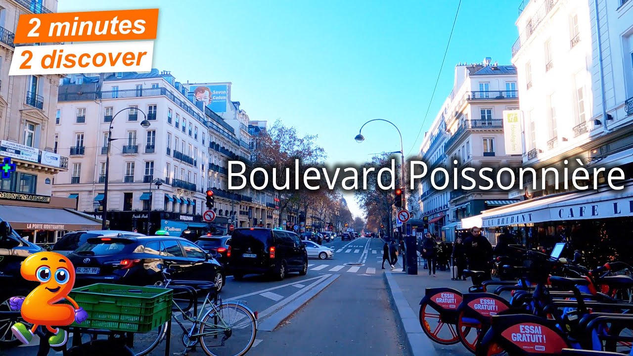 2 minutes 2 discover 377: Boulevard Poissonnière, Paris, France