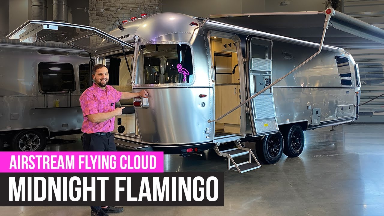 EXCITING New 2025 Airstream Flying Cloud 27FB Midnight Flamingo Edition