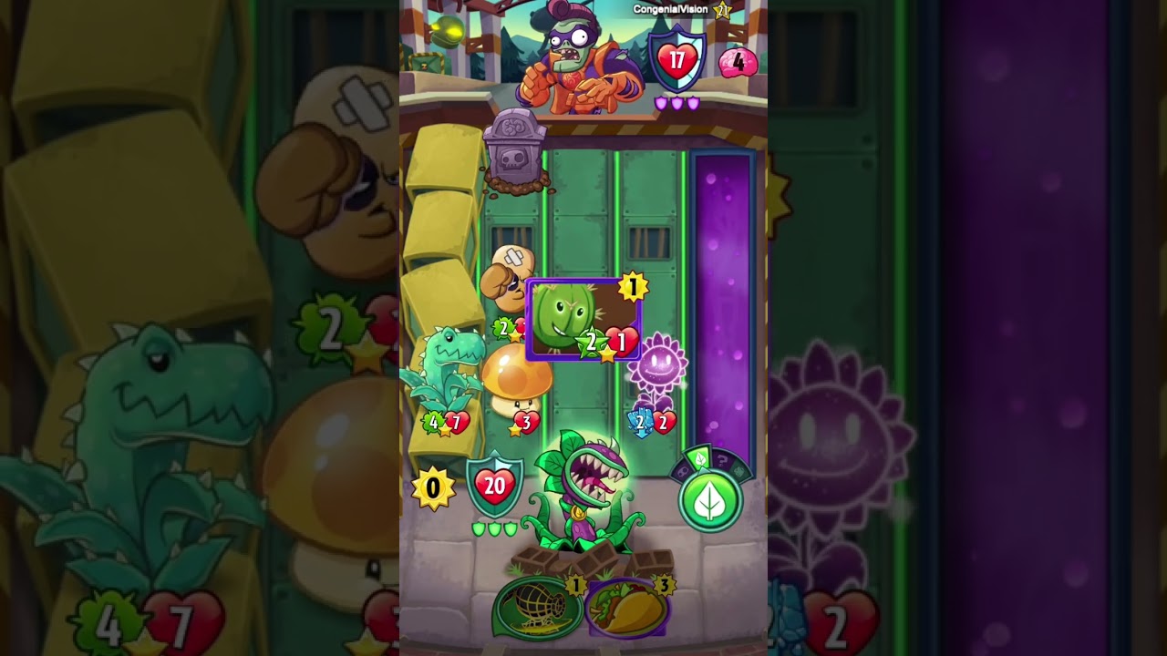 🌮 Jugando con la Planta Carnívora en el modo online de PvZ Heroes con un mazo de rampa y de curación