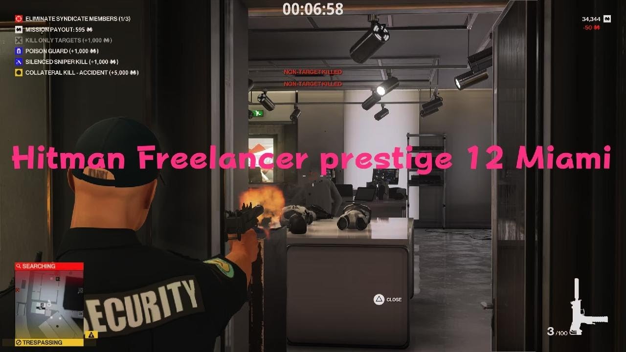 HITMAN Freelancer prestige 12 Miami