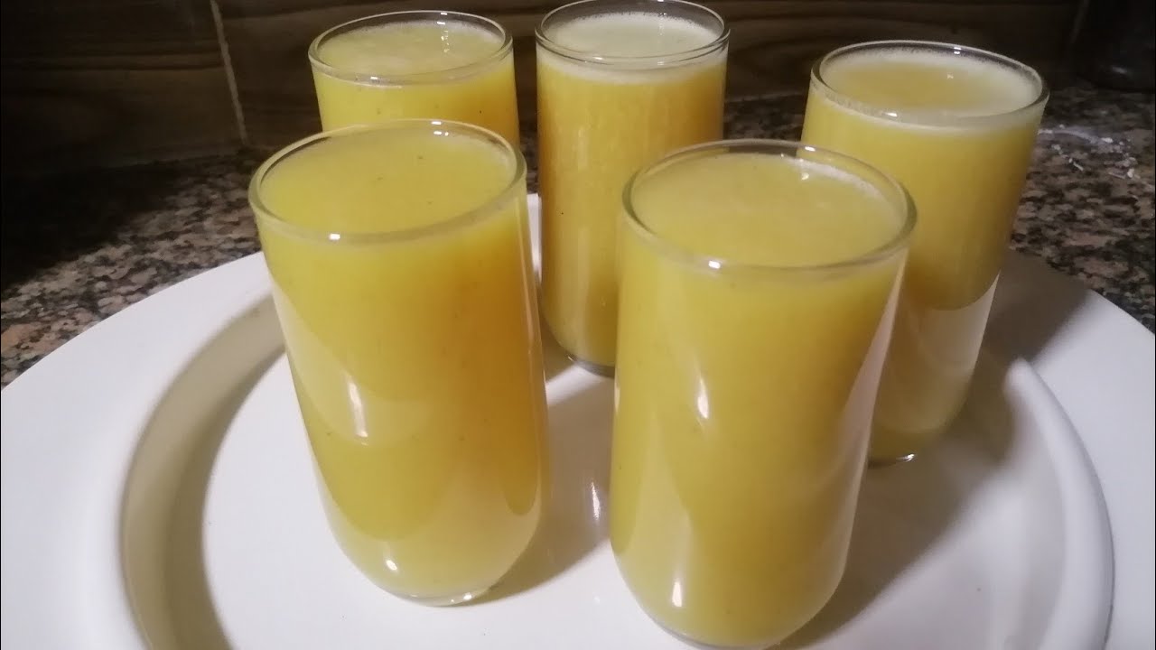 عصير التبلدي(القنقليز) بالكاسترد بجد لو جربتيه عمرك ماتخليه