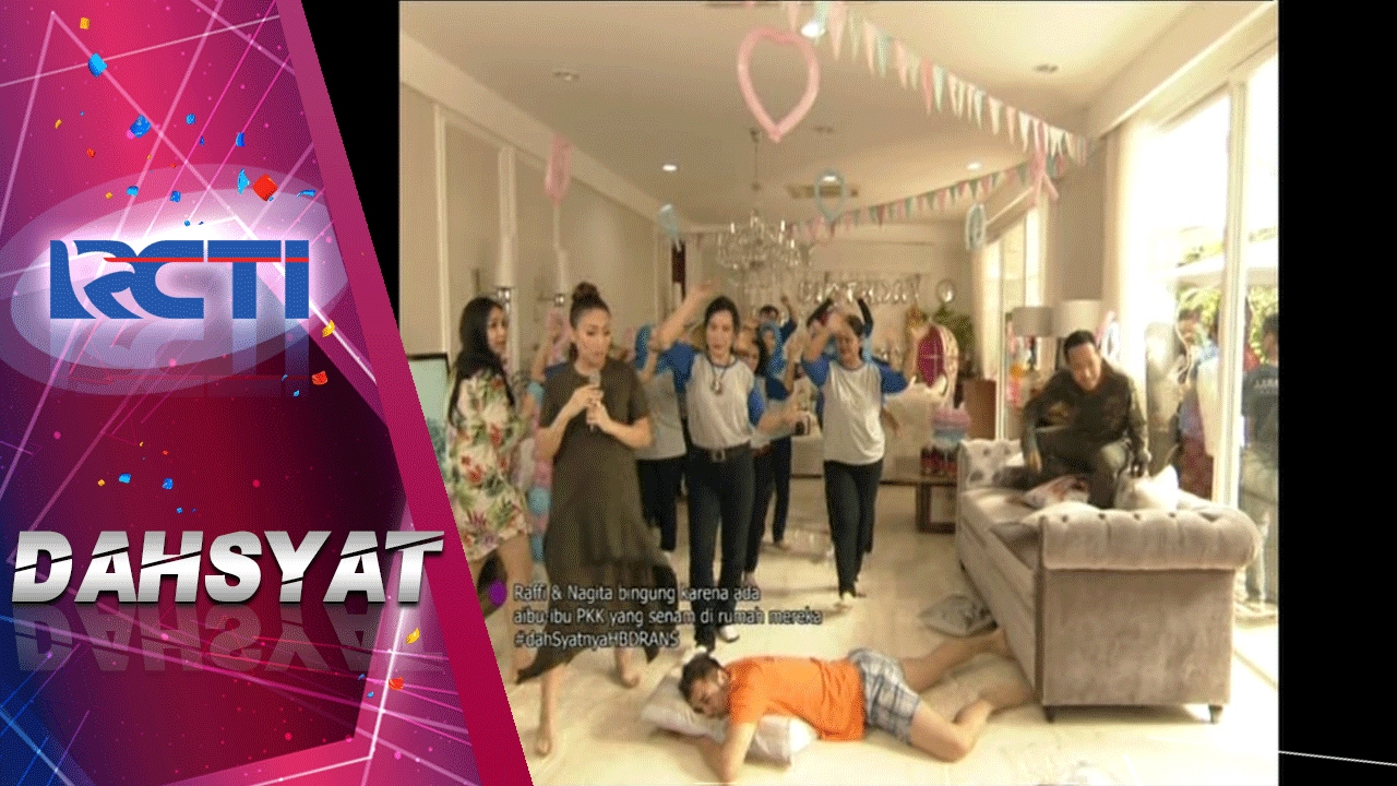 Disuruh Senam, Raffi Malah Tidur [Dahsyat] [17 Feb 2017]