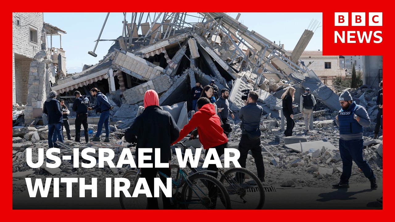 Israel and Iran in new strikes as first UK government flight to bring people home delayed | BBC News