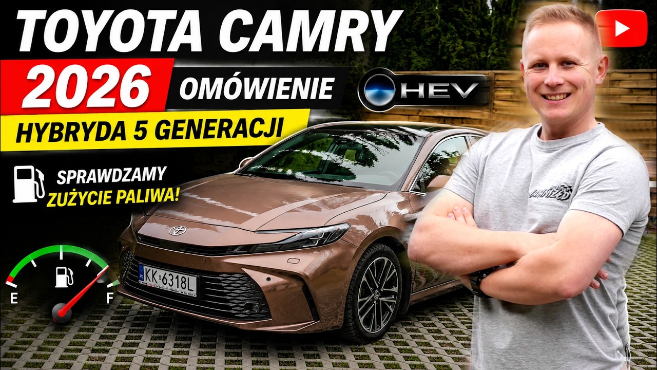 Toyota Camry - limuzyna, kt&oacute;ra mało pali i wygląda drogo!
