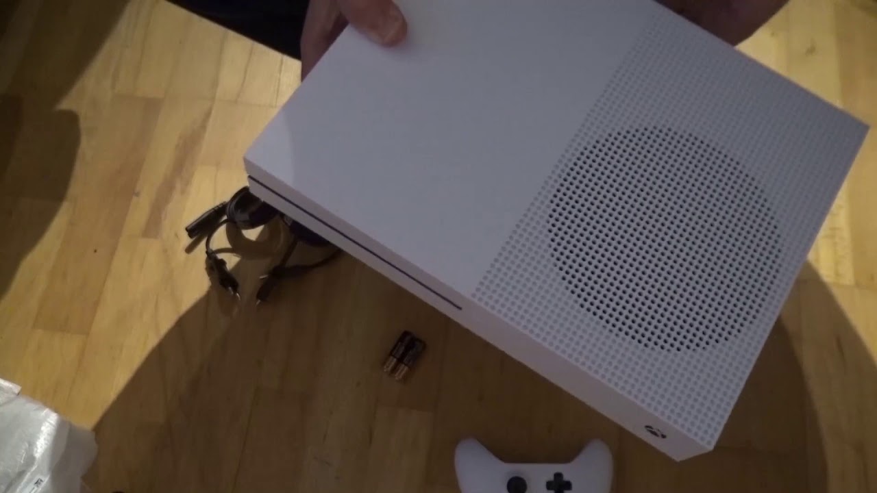 Unboxing Xbox One S / erste mal Einrichten