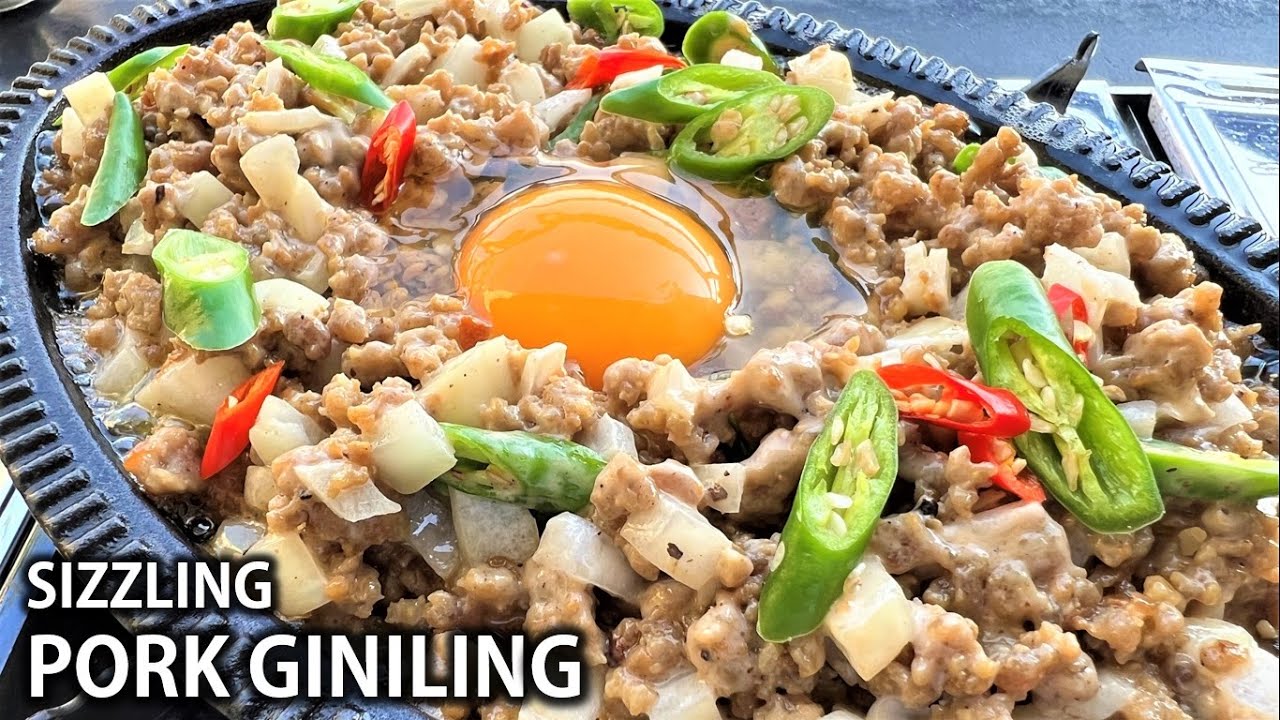 The Best SIZZLING PORK GINILING RECIPE | Quick and Easy