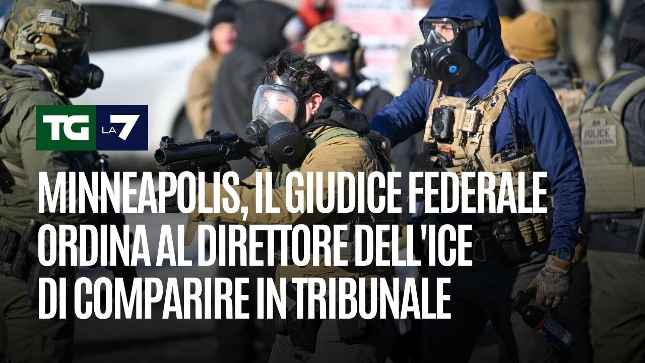 Minneapolis, il giudice federale ordina al Direttore dell'Ice di comparire in tribunale