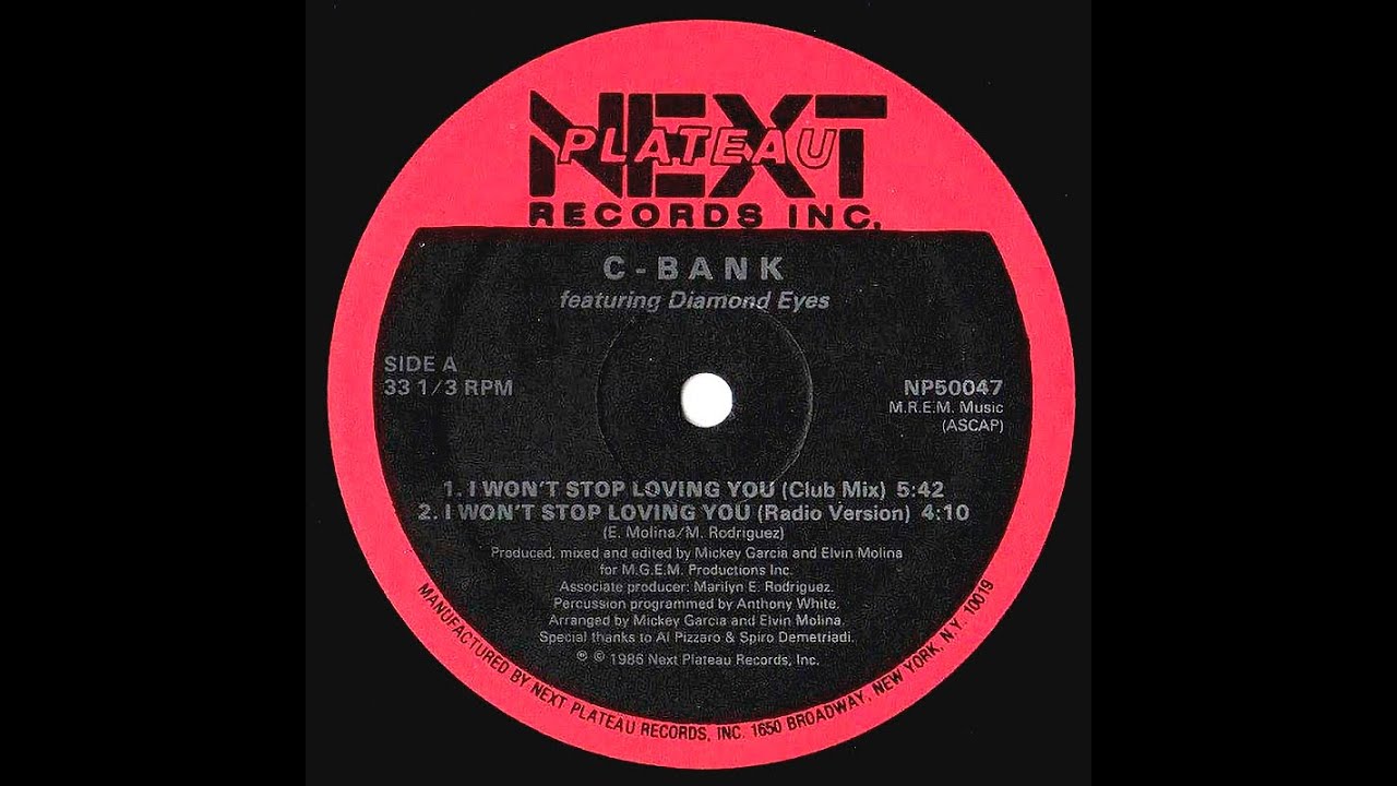 C-Bank - I Won't Stop Loving You (Club Mix) (Freestyle - 1986)