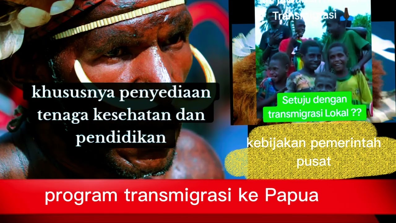 Program transmigrasi ke Papua sudah tidak jakin lagi