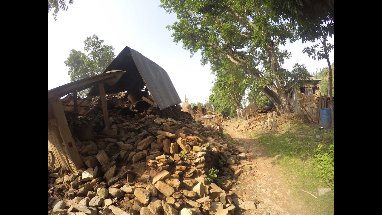 After Earthquake in Dhawa Gorkha Nepal