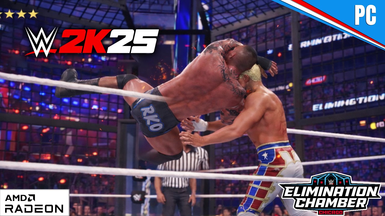 WWE 2K25 Elimination Chamber |  Full Match | Randy, Cody, LA Knight, Trick, Je'Von