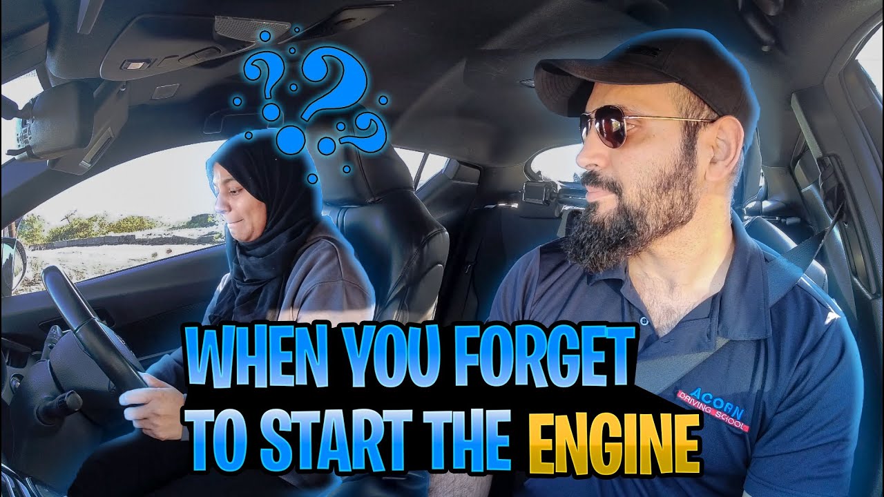 She forgets how to start the engine | Mock Test in UK