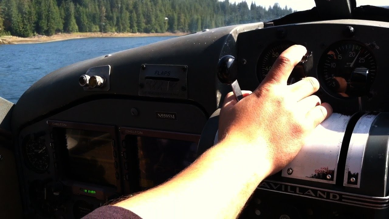Taking off from Hollis, AK in floatplane