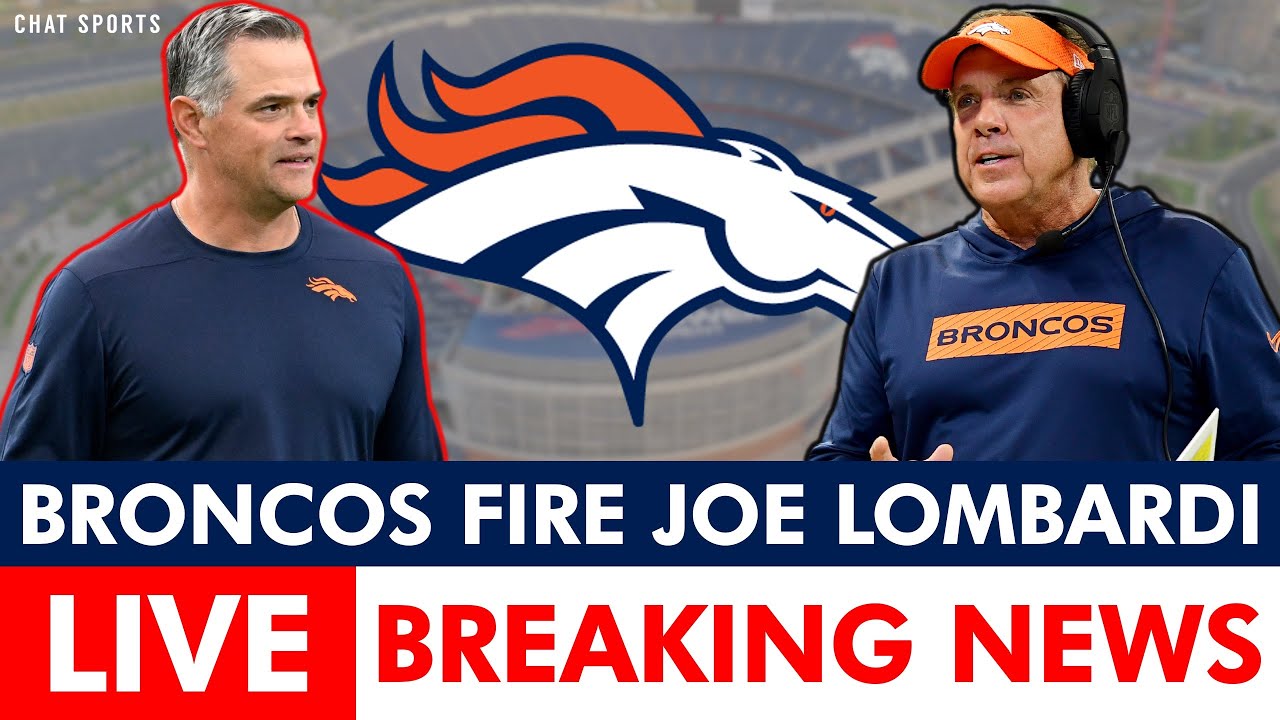 BREAKING: Denver Broncos Fire Offensive Coordinator Joe Lombardi | Davis Webb Being Promoted?
