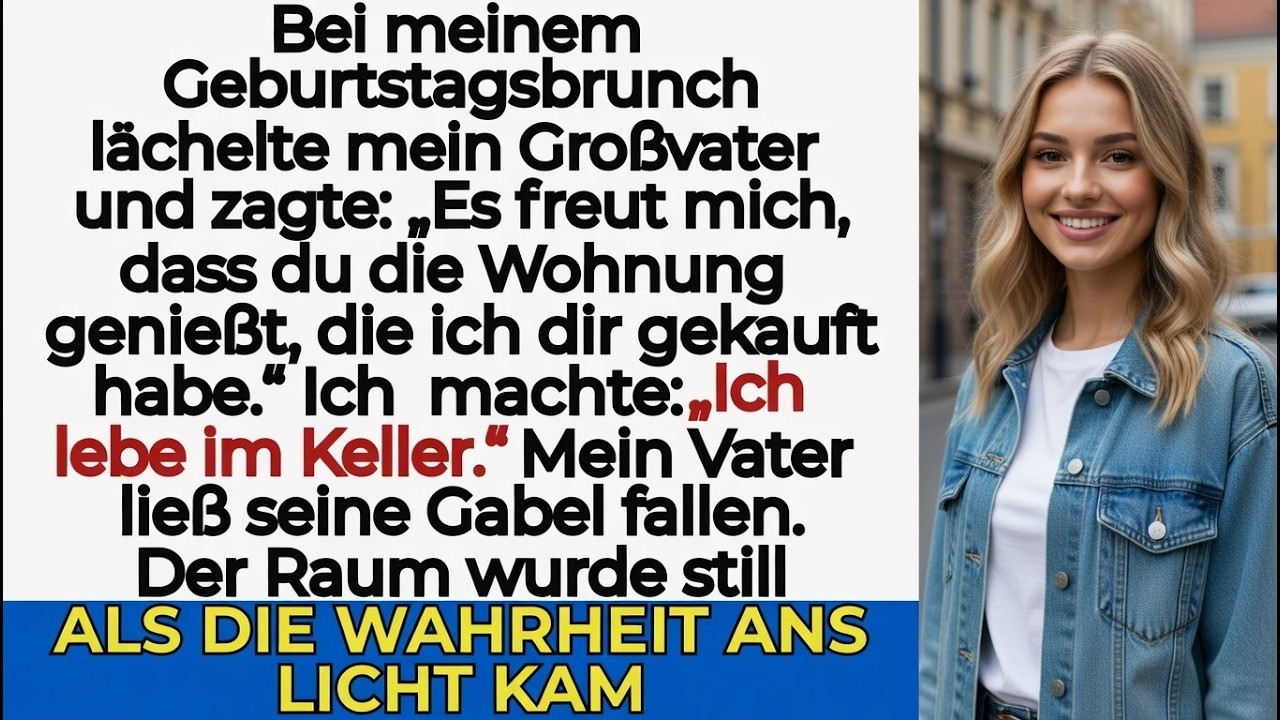 Mein Großvater lächelte beim Familienessen und fragte nach meiner Wohnung – ich verstand nichts…