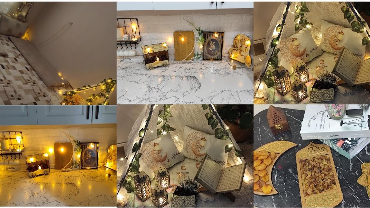  #زينة_رمضان 🌙✨حوّلت بيتي لأجواء رمضانية ساحرة بأبسط الزينات!فوانيس، إضاءات، ولمسات دافئة 