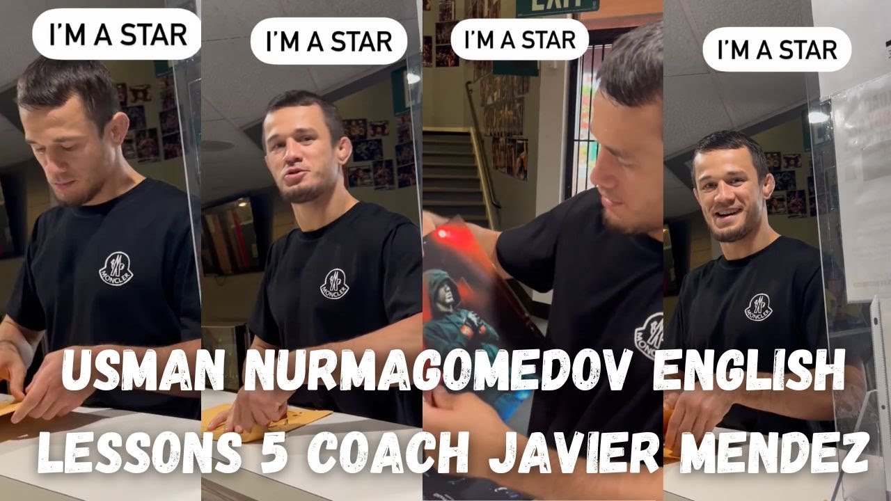 Усман Нурмагомедов Уроки английского языка 5 Тренер Хавьер Мендес