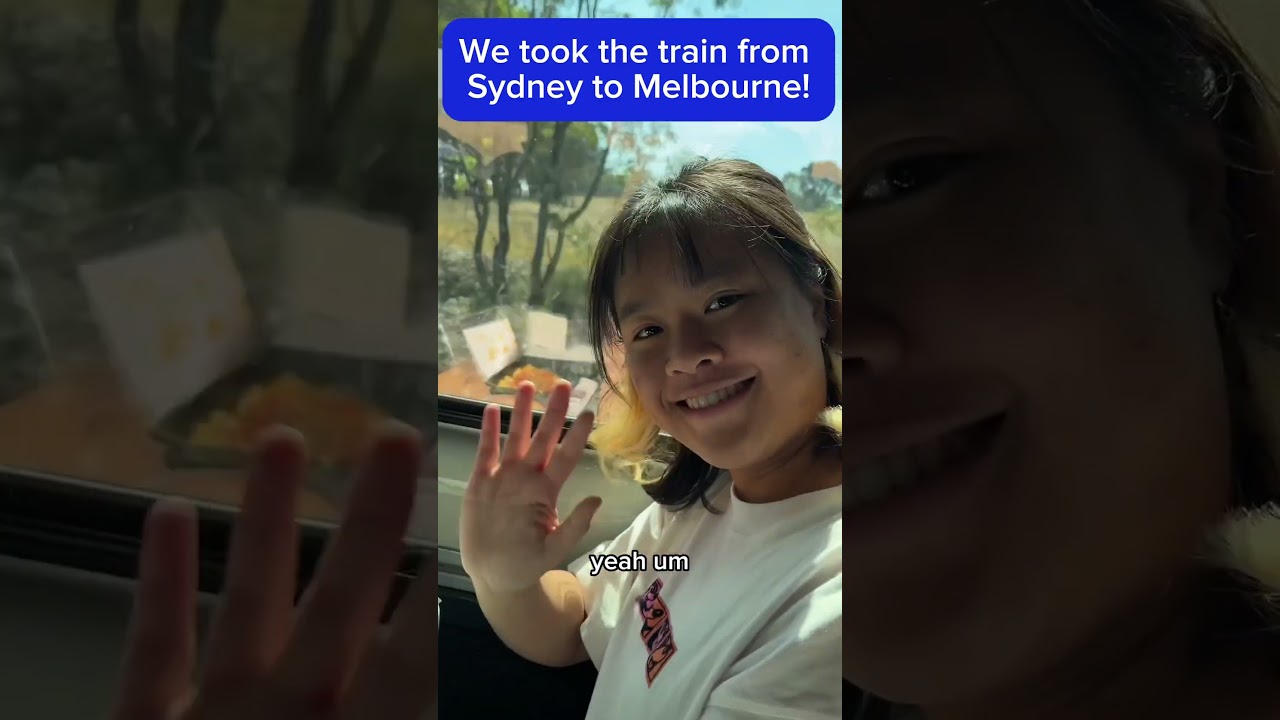 11 hour train ride from Sydney to Melbourne? Sign us right Up!! #Sydney #Melbourne #train #adventure