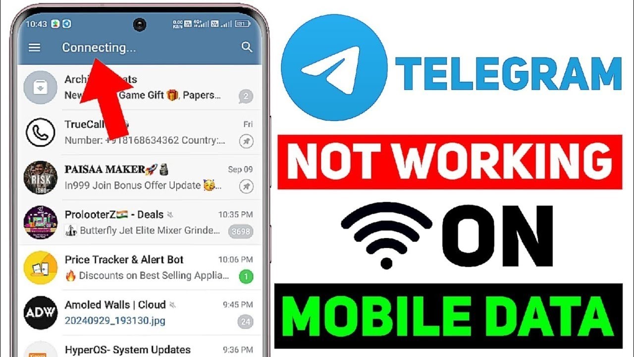 Telegram not working on Wi-Fi | How to fix Telegram connection issues on mobile data