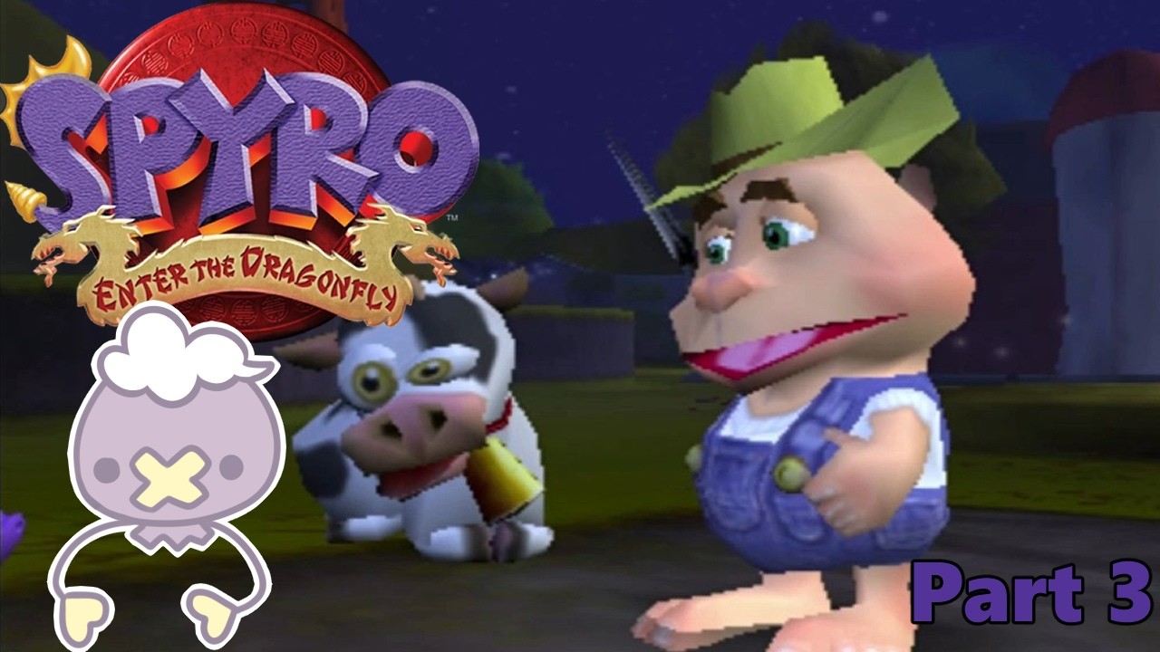 Let's Play Spyro: Enter the Dragonfly - #3. Invasion of the Cow Snatchers