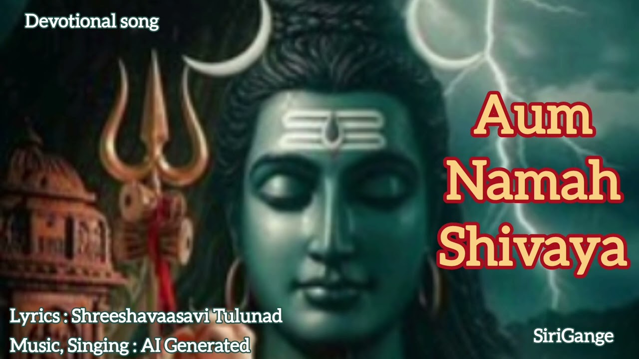 Aum Namah Shivaya | Devotional song | Shreeshavaasavi Tulunad | SiriGange | AI Generated 