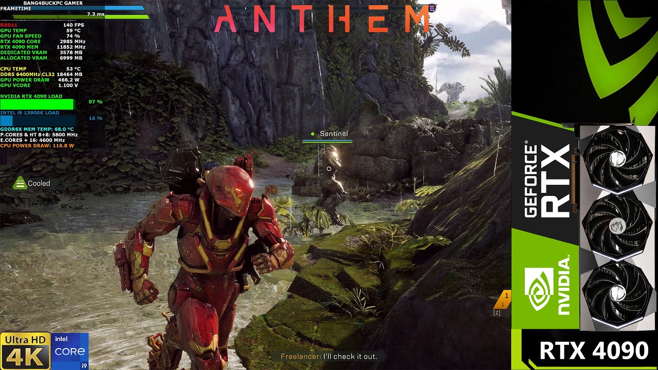 Anthem Ultra Settings 4K | RTX 4090 | i9 13900K 5.8GHz