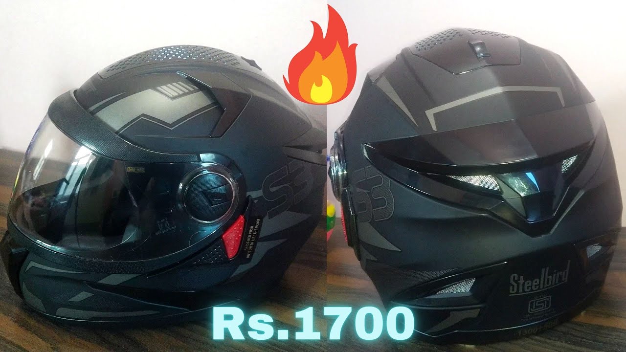 STEELBIRD SBH 17 HELMET UNBOXING & REVIEW ll BEST HELMET UNDER 2000 