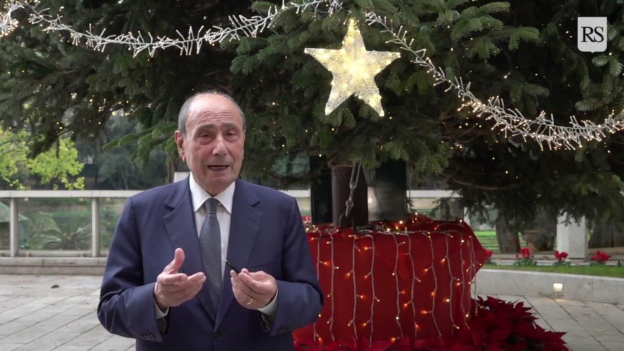 Messaggio di fine anno 2025 del presidente Renato Schifani