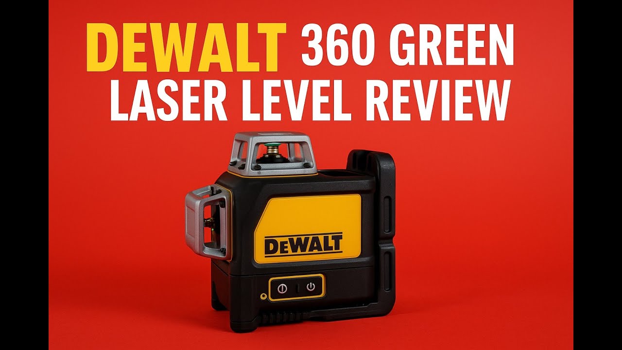 Dewalt DW089LG 360° Green Laser Level Review  Powerful Tool for Precision