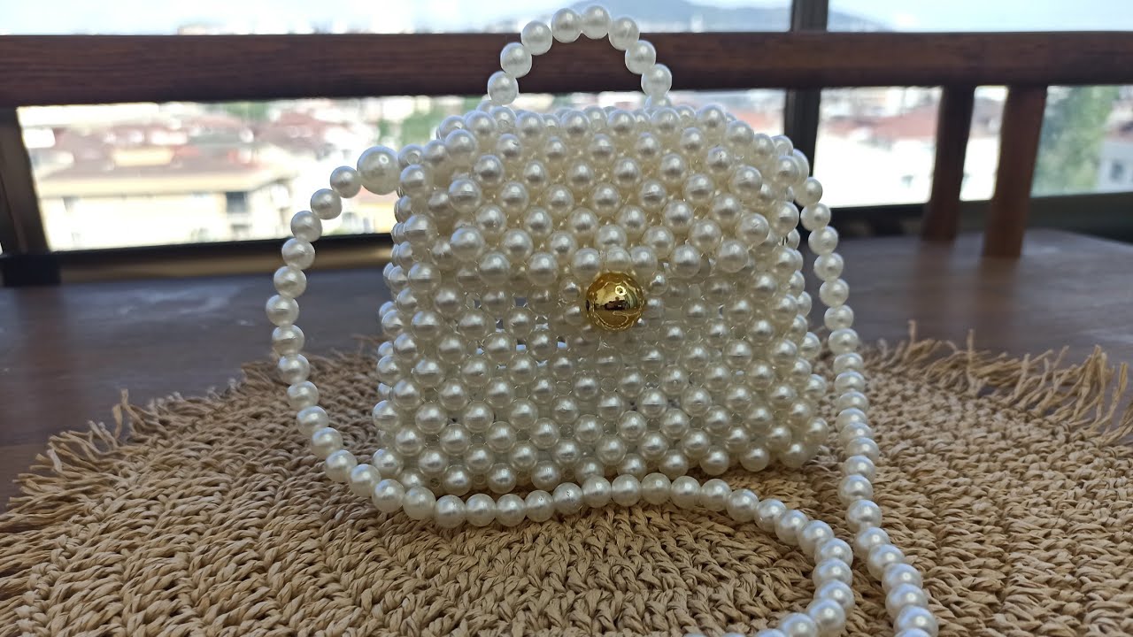 EN KOLAY İNCİ ÇANTA YAPIMI #bayram #bayramlık #minibags #minibag #inci #diy