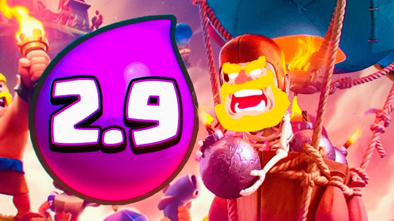 أسرع تشكيلة بالون سايكل!🎈(مرعبة😱) -  Clash Royale