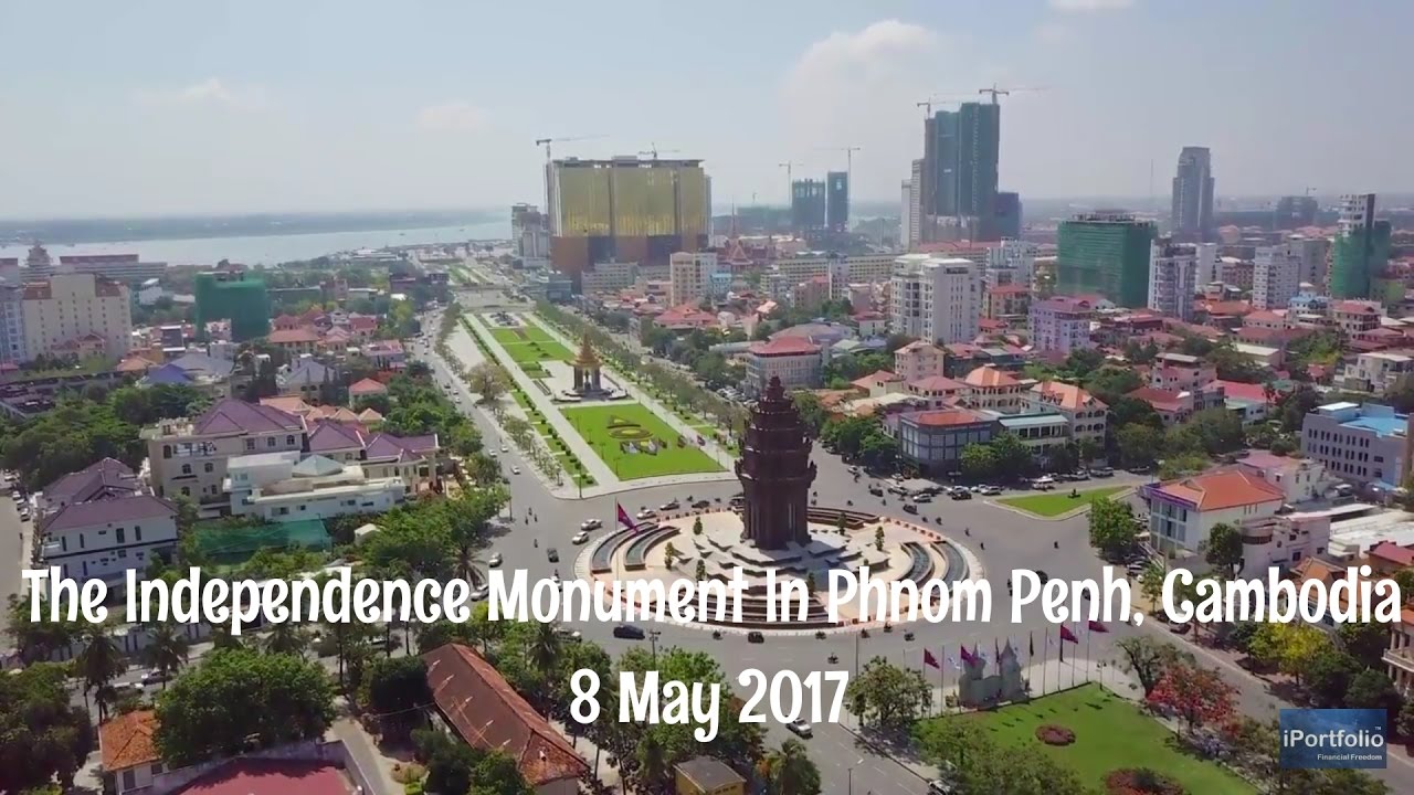 No.-4: The independence monument in Phnom Penh, capital of Cambodia 8-5-2017