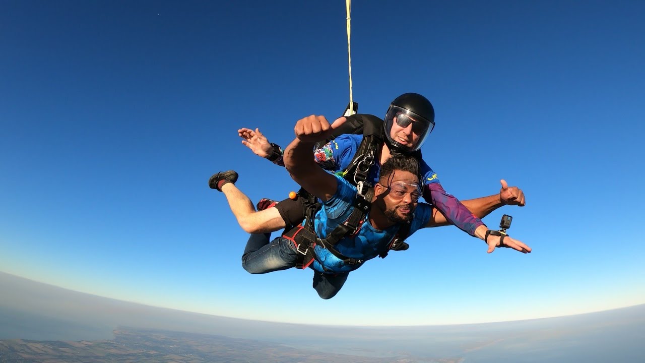 skydiving at Great Ocean Road..15000ft..great experience #Dedicated video package..