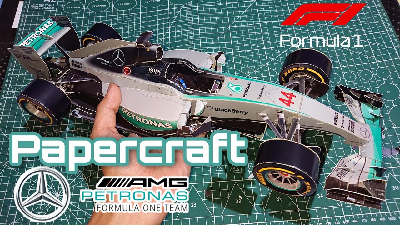 Papercraft F1 || Mercedes AMG Petronas F1 Team