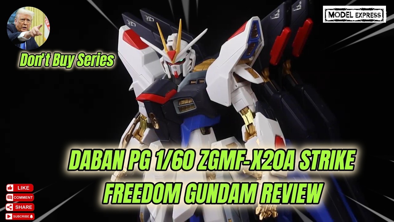 Не покупайте серию! Обзор модели DABAN PG 1/60 ZGMF-X20A STRIKE FREEDOM GUNDAM #gundam #strikefre...