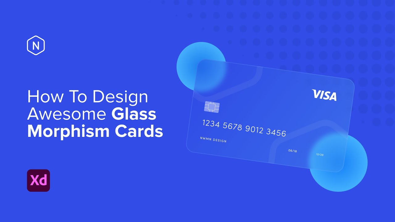 How to Design Awesome Glass Morphism Cards in Adobe XD