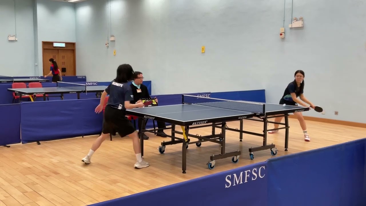 25/26 年度 D3(HK) 女子乙組學界乒乓球決賽 vs 香港國際學校 (第一場單打第二局)