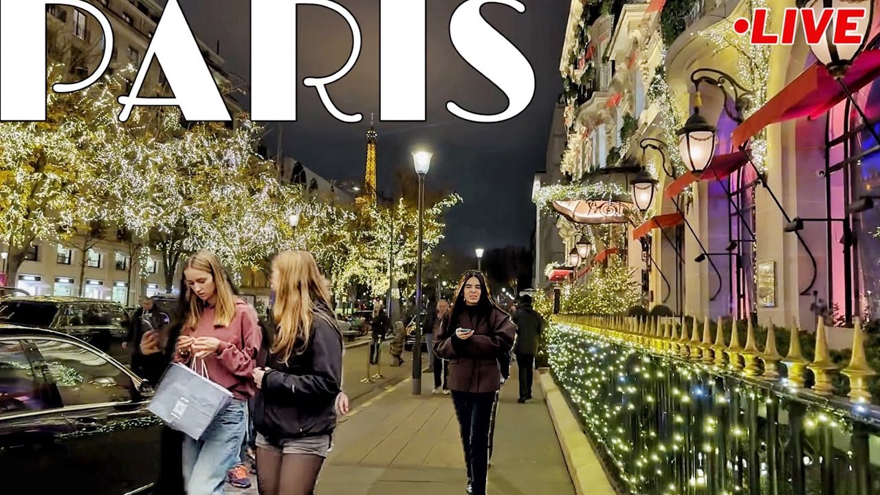 [🇫🇷Paris Live] Paris Christmas Lights  Live Streaming 02/December/2025