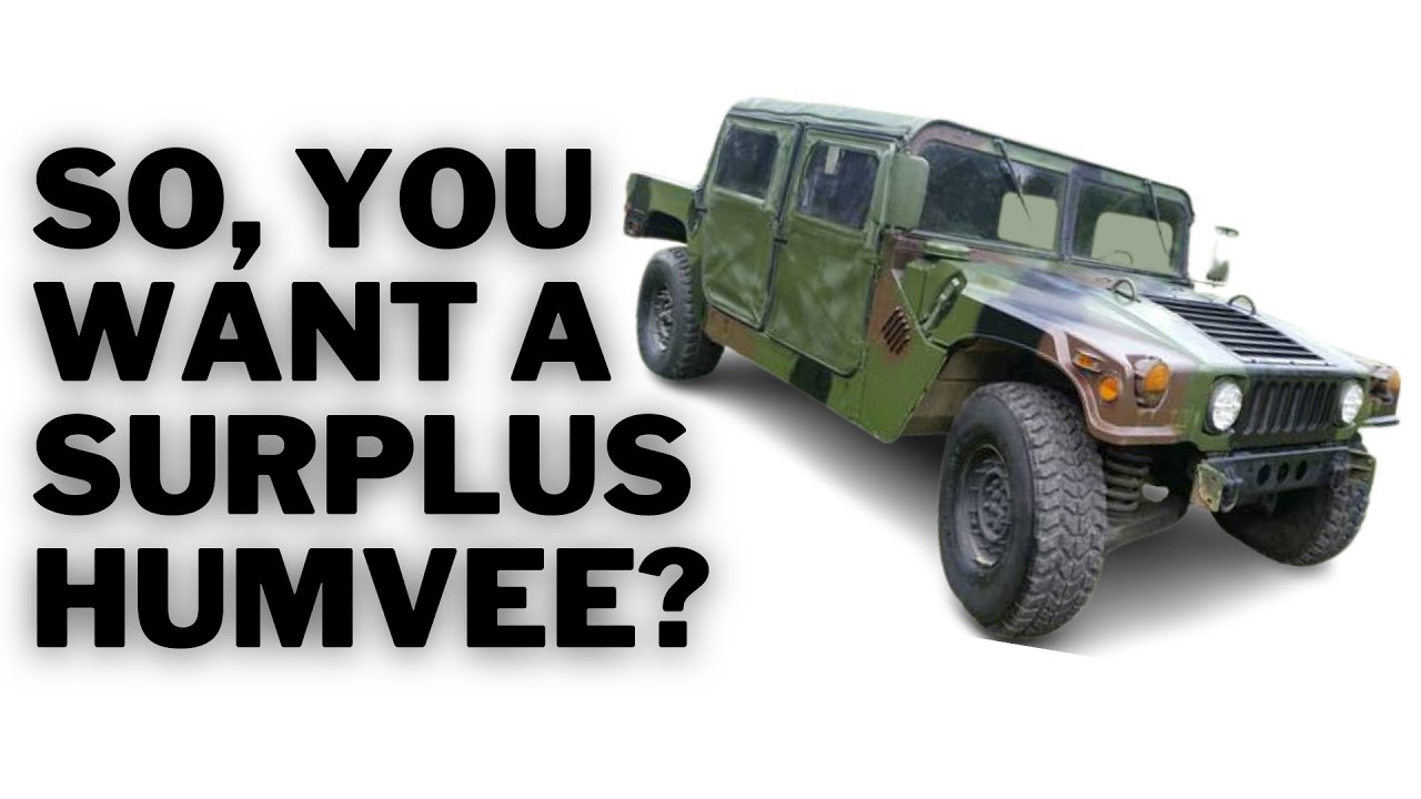 So You Want to Buy A Surplus Humvee?