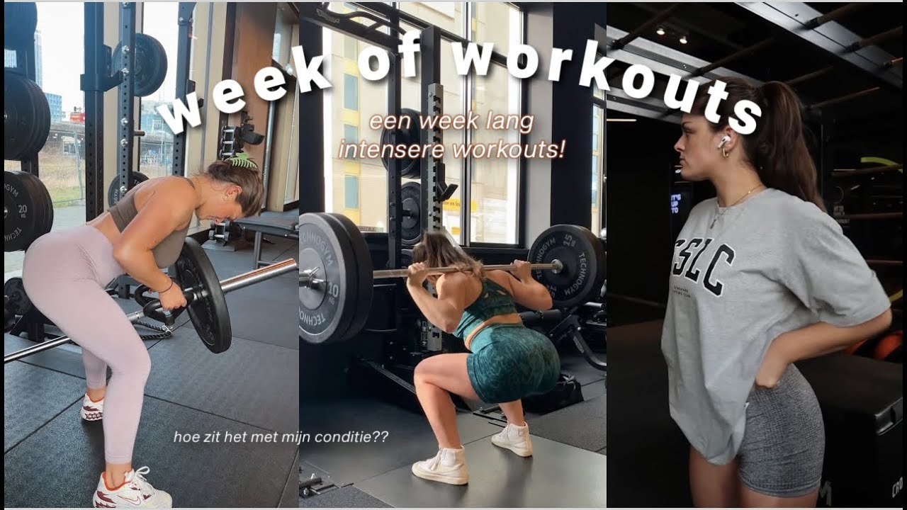Een week lang intensere workouts! *week of workouts*