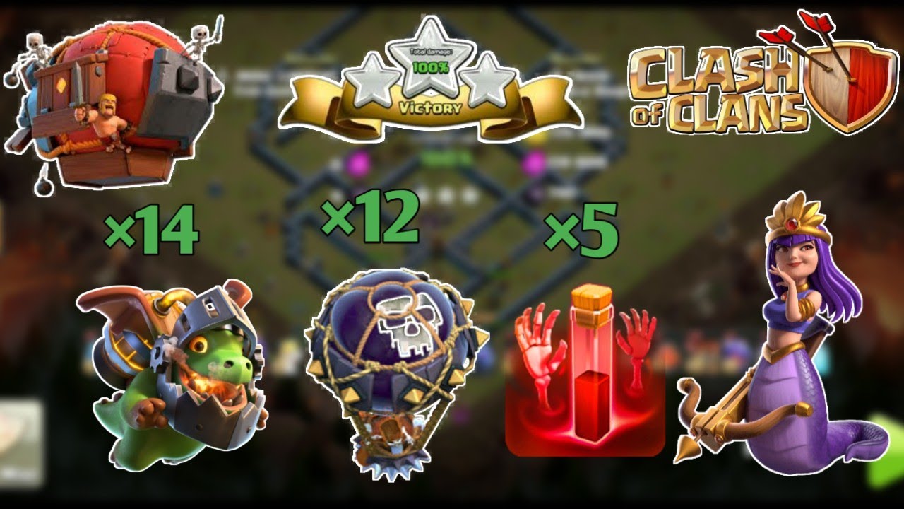 Inferno Dragon + Skeleton Spell😍 Th14 War Attacks Strategy |Clash Of Clans|