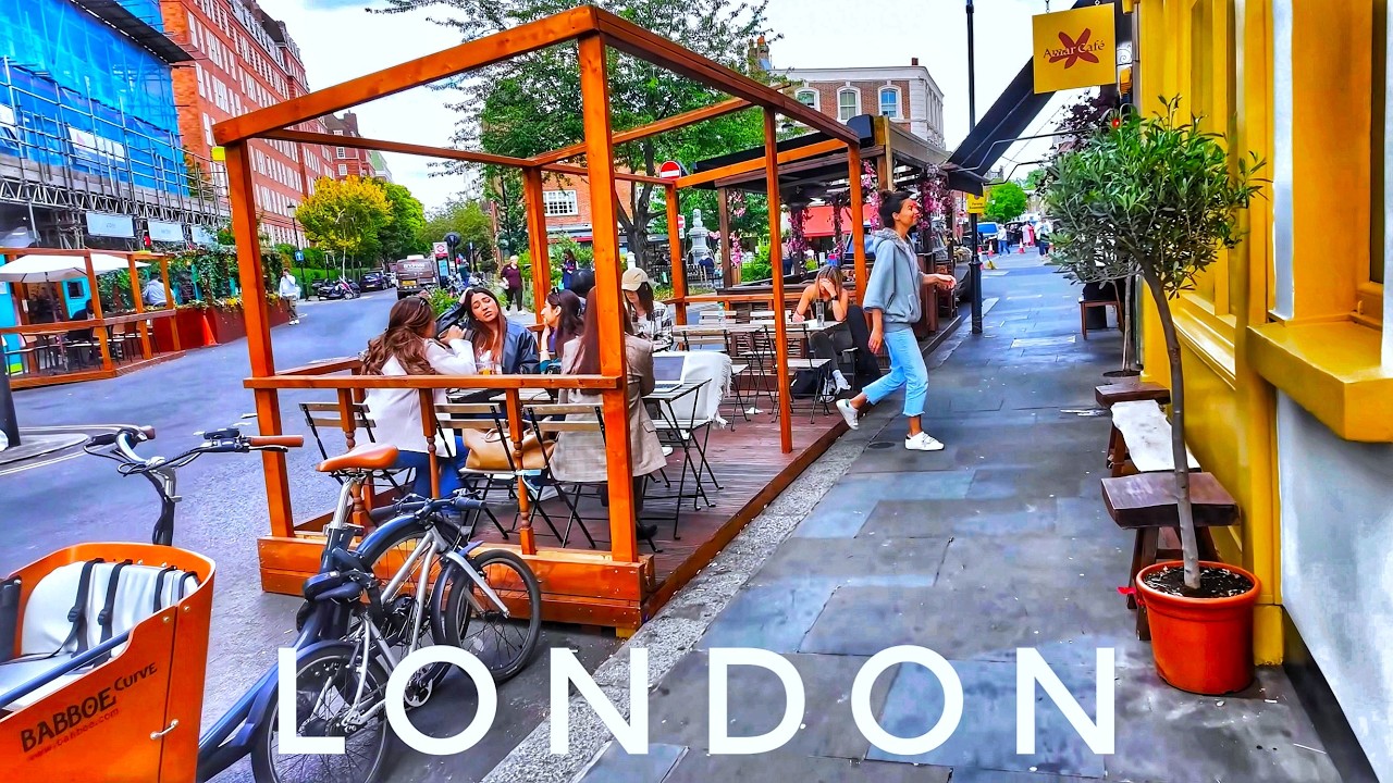 London City Walk | 4K HDR Virtual Walking Tour around London City | Chelsea London Walking Tour