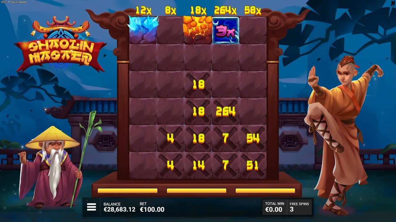 🎰 Бонусная игра в слоте Shaolin Master, большой выигрыш x471 💰 Онлайн-казино