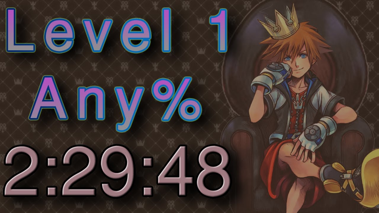 Kingdom Hearts: Final Mix [PS4] - Any% (Level 1) Speedrun in 2:29:48 [Current WR]